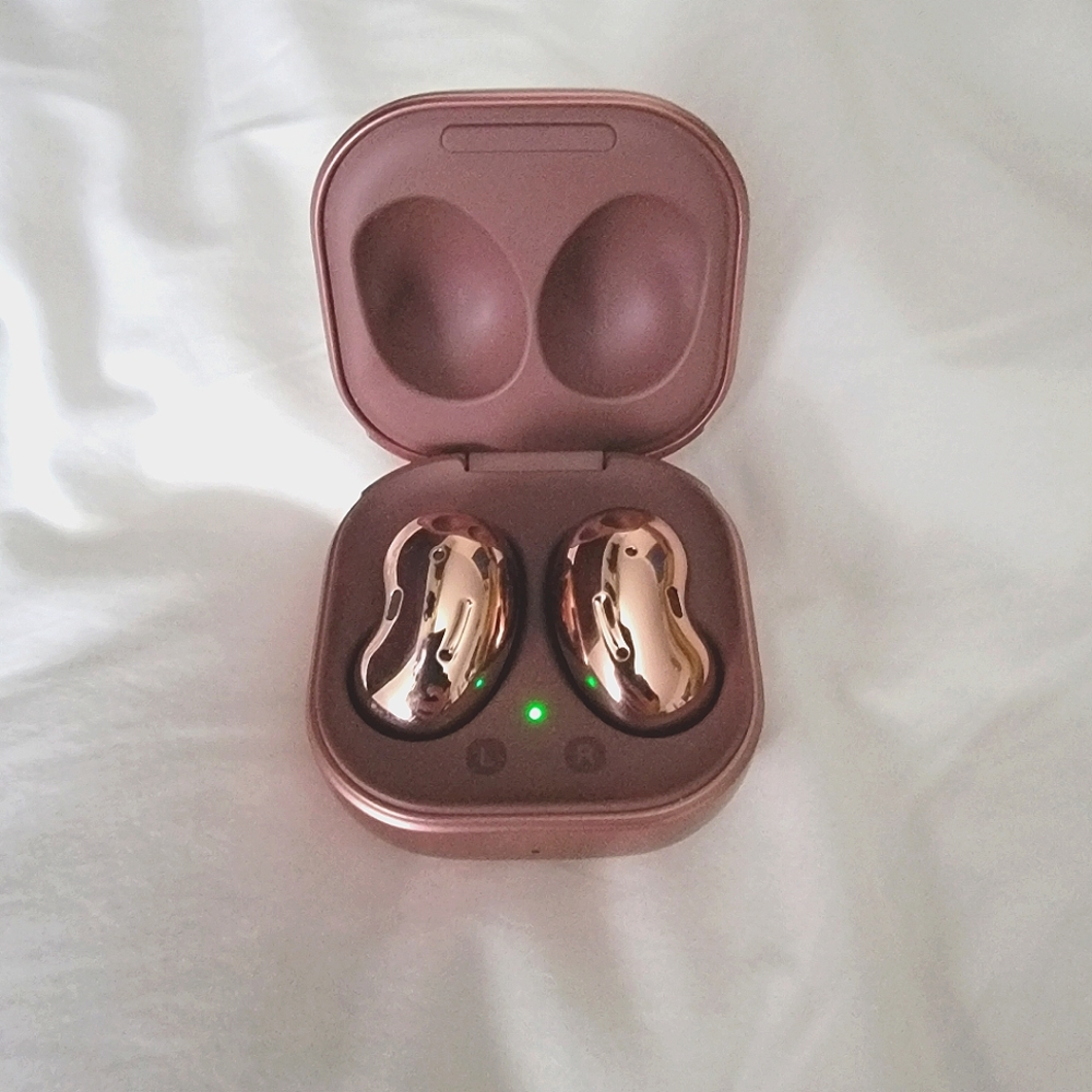 Samsung - Galaxy Buds Live True Wireless Earbud Headphones - Bronze